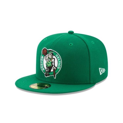 Green Boston Celtics Hat - New Era NBA Team Color 59FIFTY Fitted Caps USA2806735